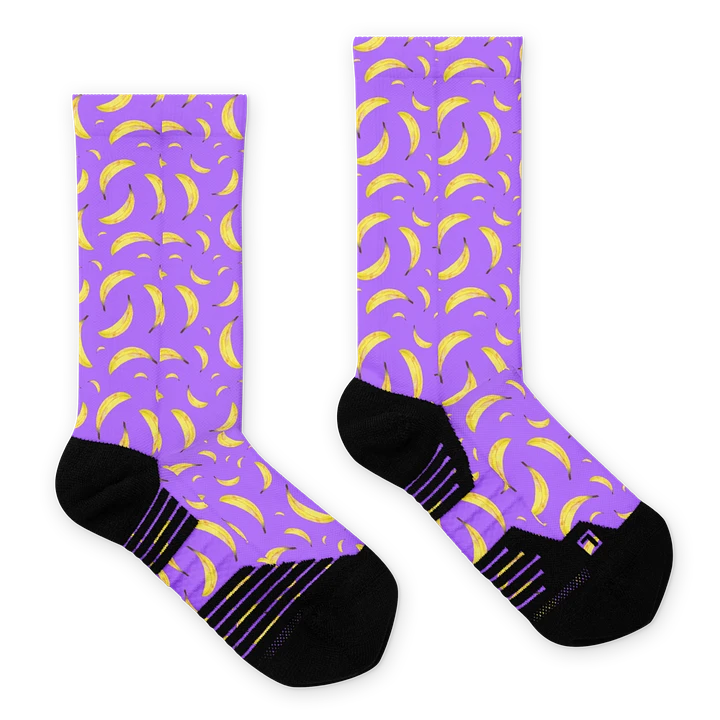 Bananapalooza purple socks product image (1)