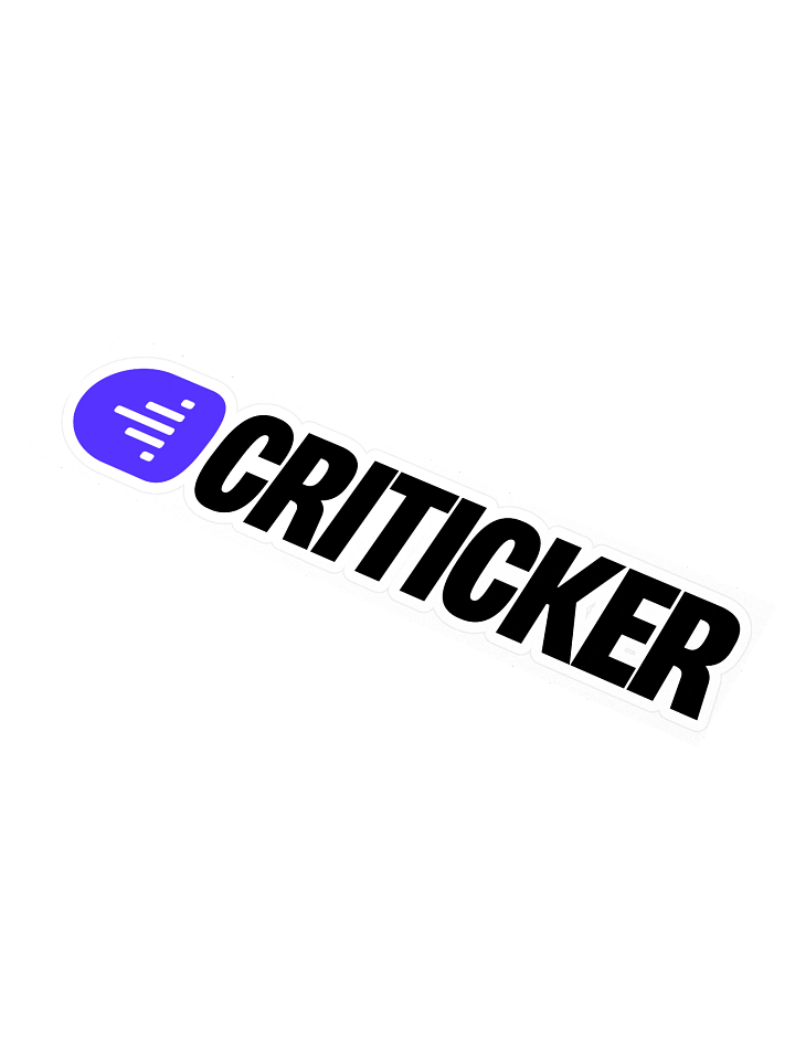 The Official Criticker Sticker product image (1)
