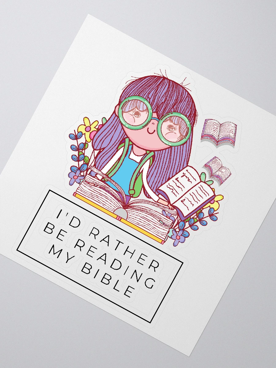 I'd Rather Be Reading My Bible Sticker product image (1)