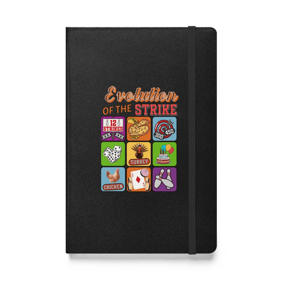 Evolution Of The Strike Bowling Hardcover Journal product image (1)