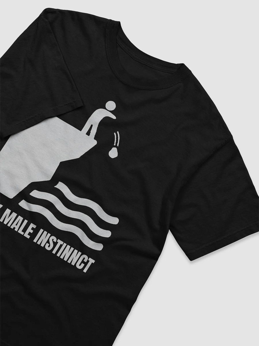 Peak Male Instinct Funny Cliff Rock Throwing Shirt product image (4)