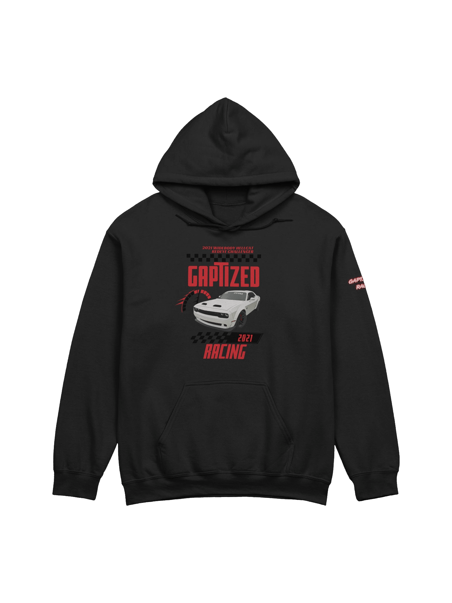 Gaptized Racing™ Black Performance Hoodie product image (1)