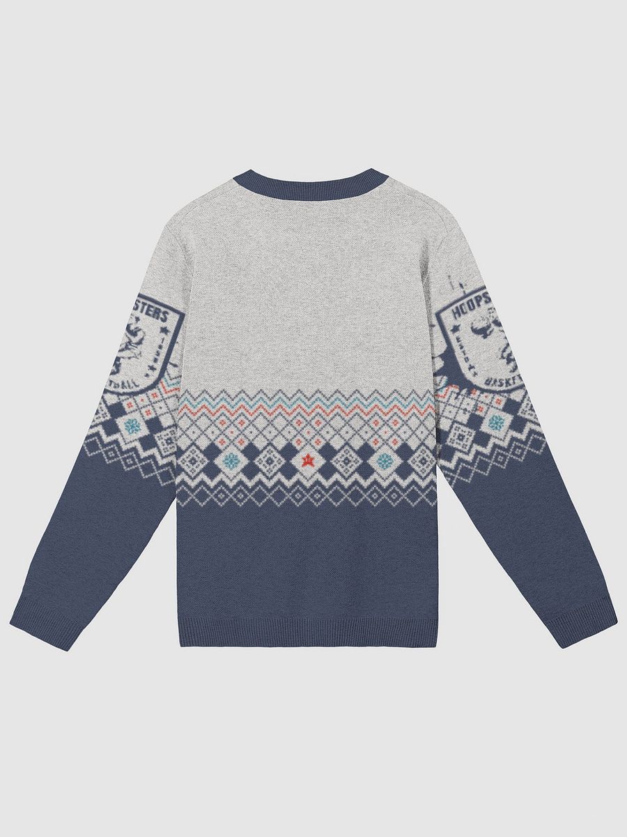 "Hoopsters Basketball" Vintage-Inspired Basketball Fair Isle Sweater product image (7)