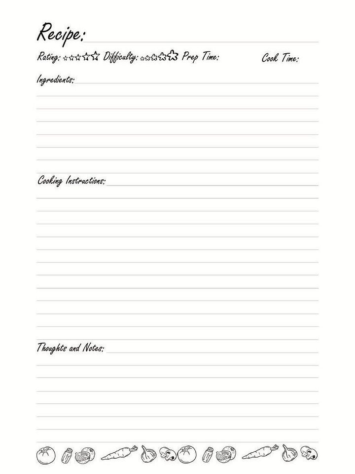 700 Page Recipe Notebook product image (2)