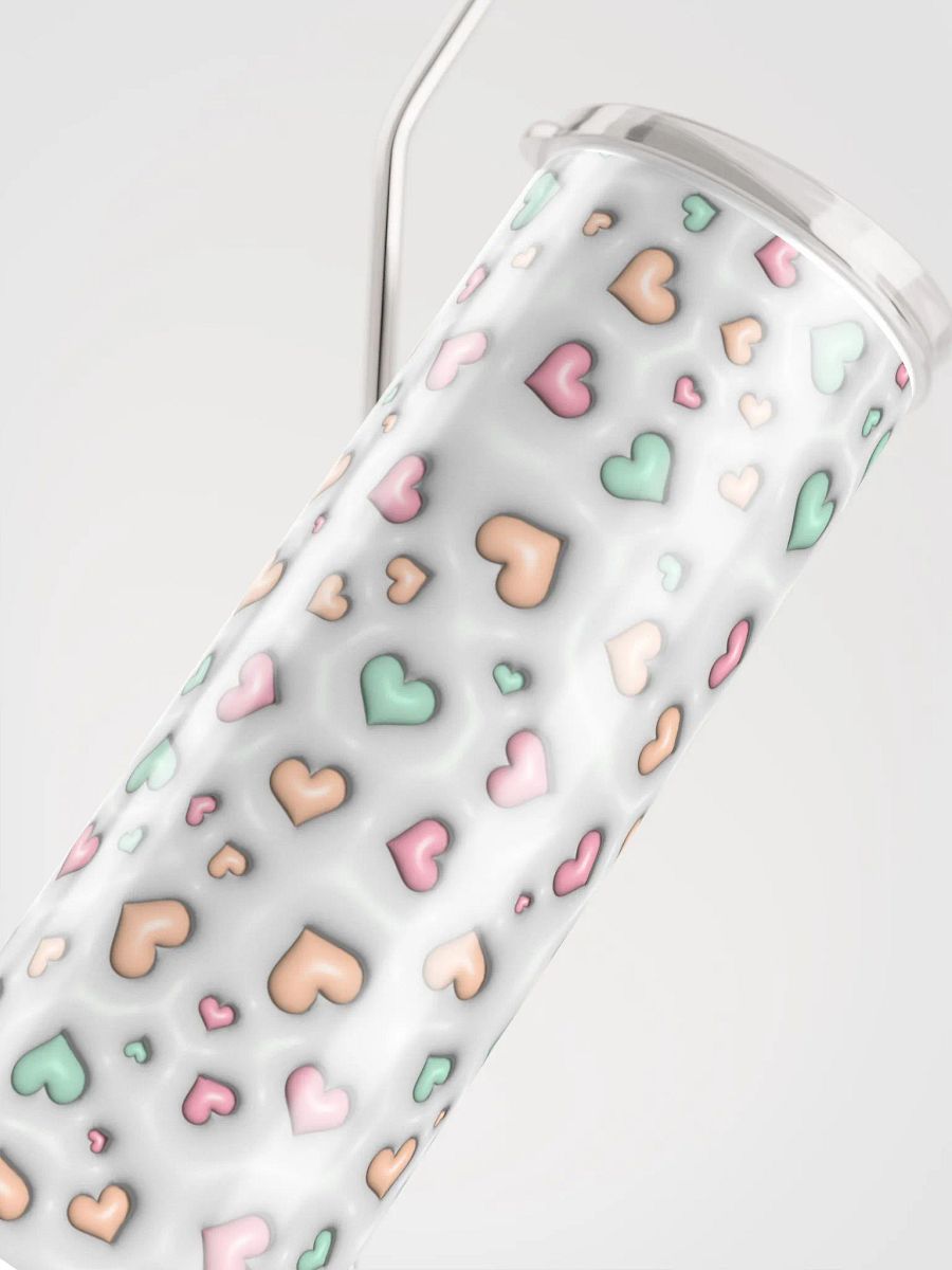Pastel Heart Stainless Steel Tumbler product image (6)