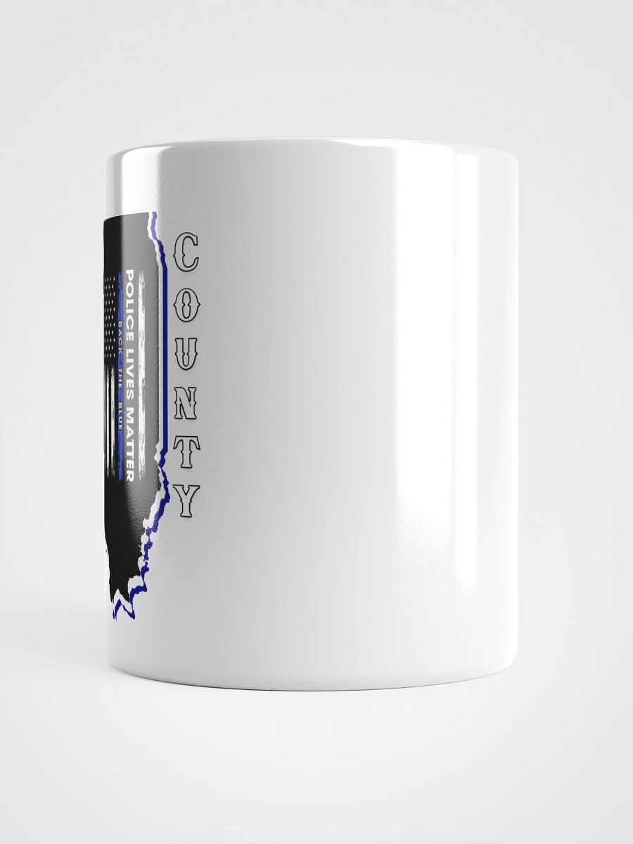 Back the Blue Crawford County, Illinois - White Mug product image (3)
