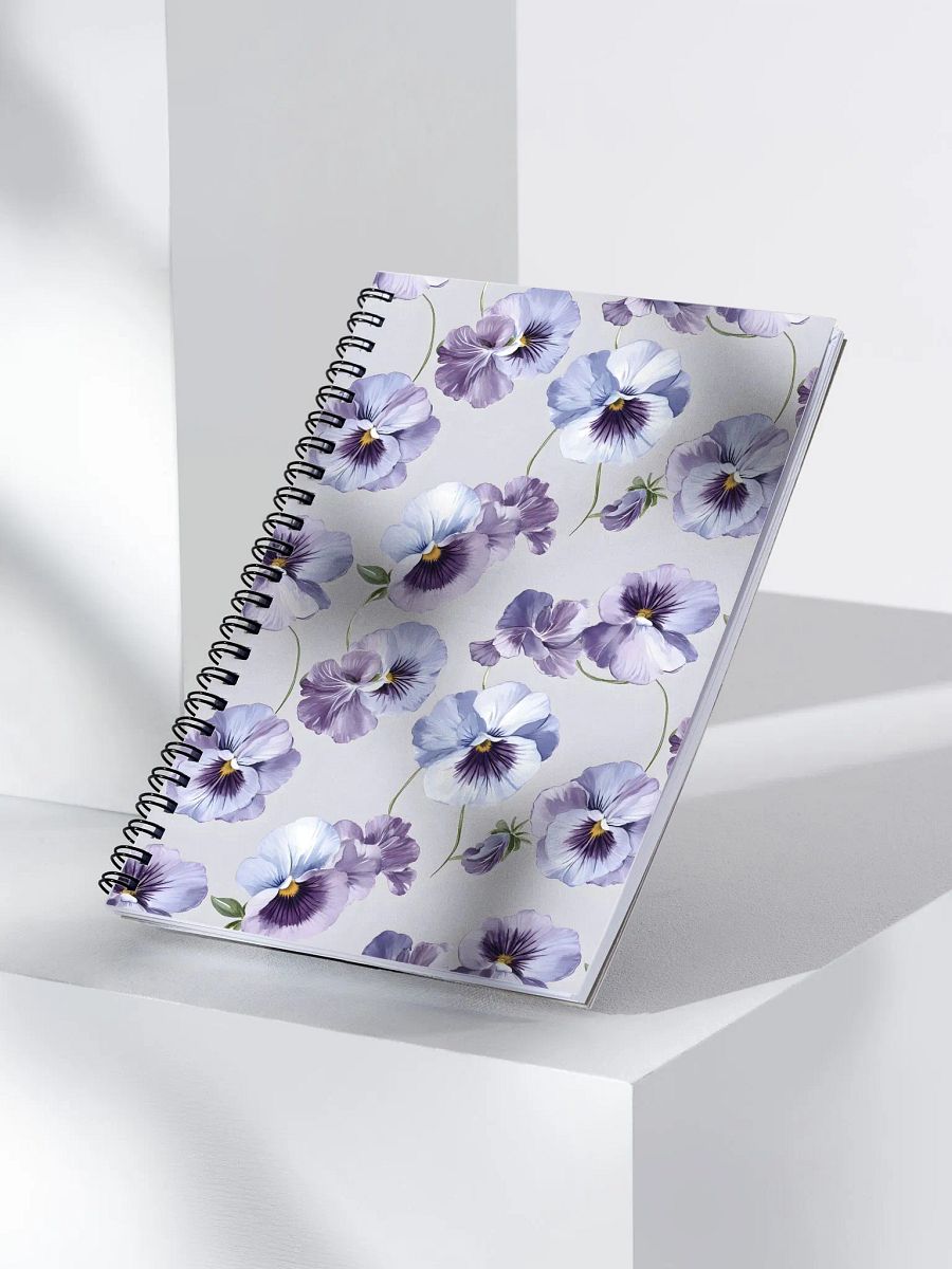 Pansy Spiral Notebook product image (3)