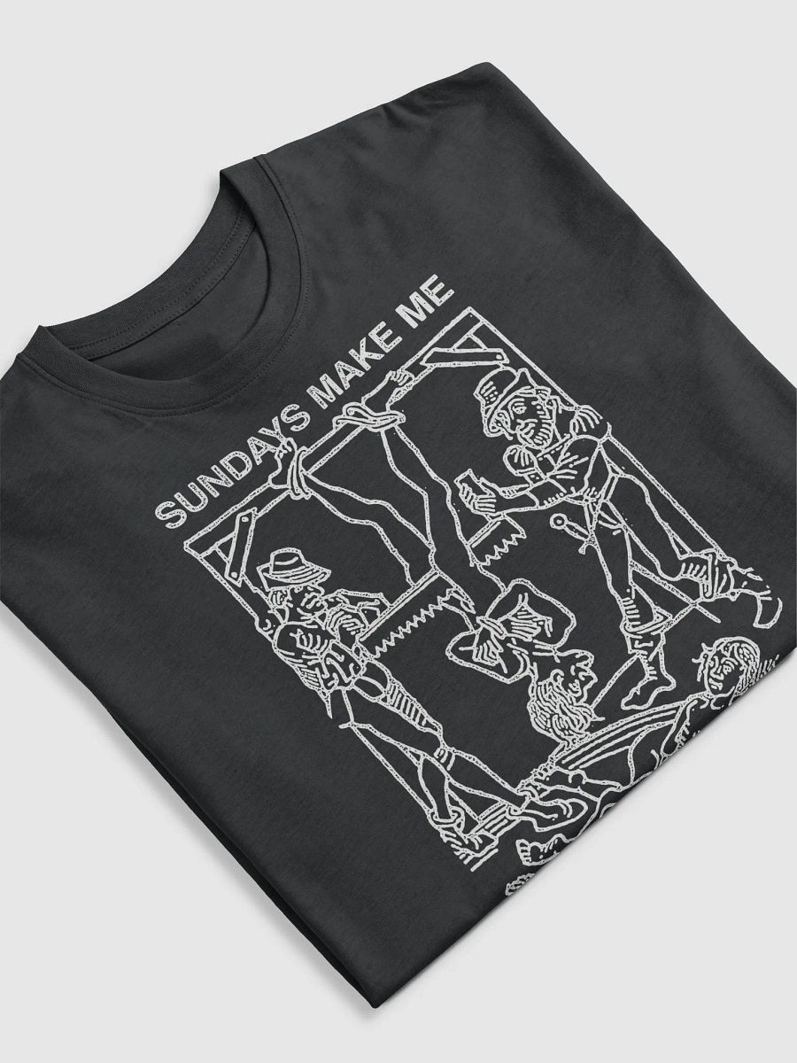 SUNDAY - BLACK Tshirt product image (2)