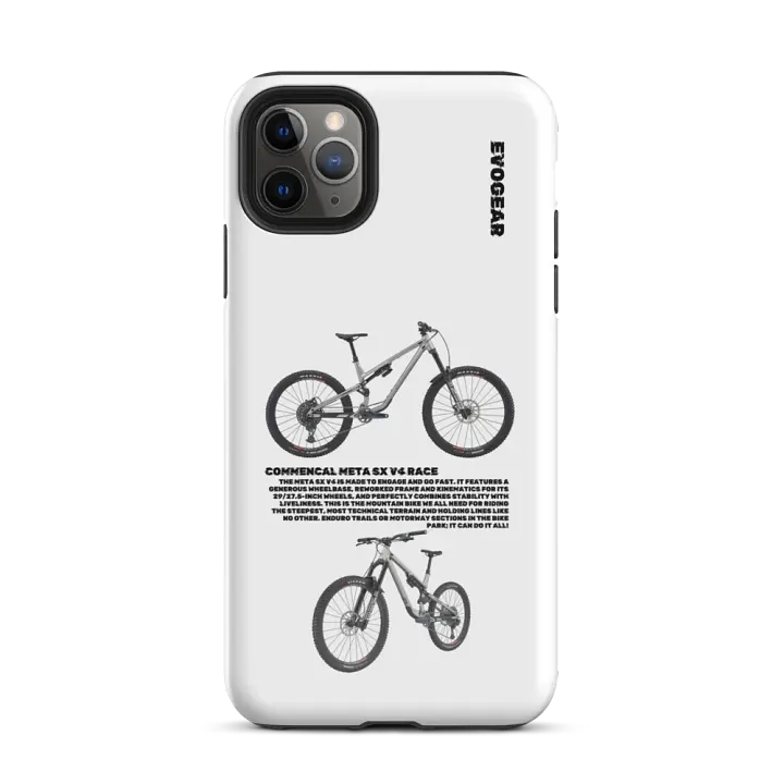 White Commencal Meta SX V4 Race iPhone Case product image (51)