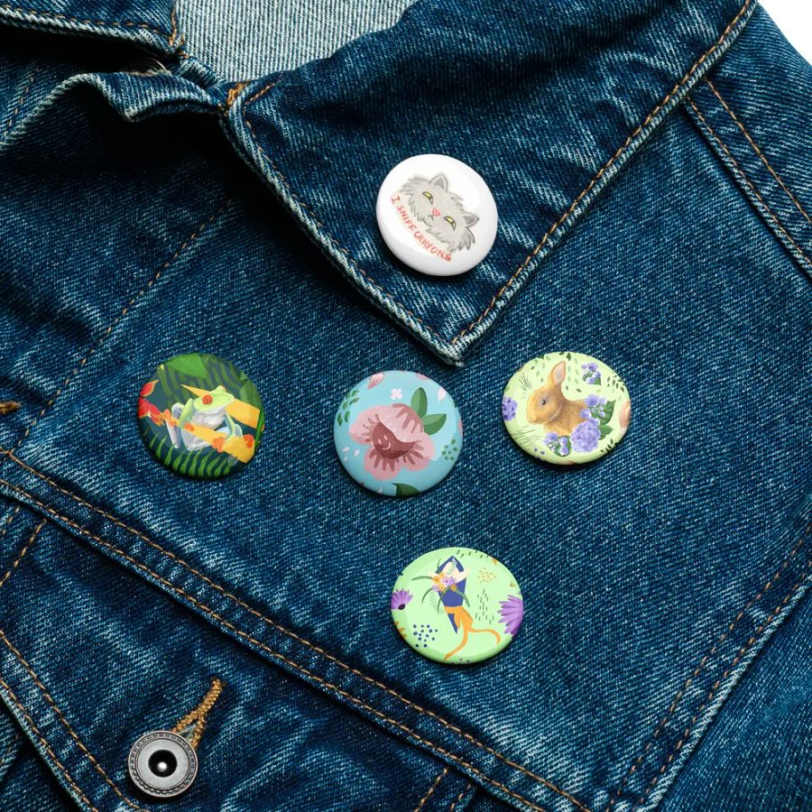 Squibble Design Art Pin Badge Set product image (8)