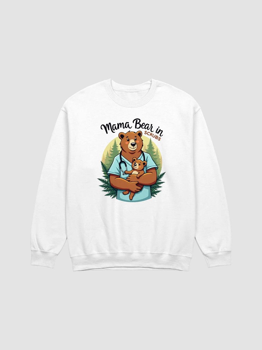 Mama nurse Bear in Scrubs Crewneck Sweatshirt product image (8)