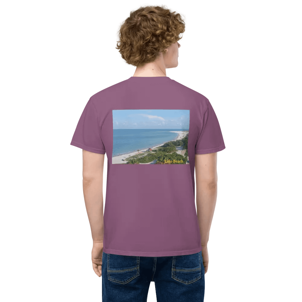 "Lido" Beach Pocket Tee Front & Back product image (3)