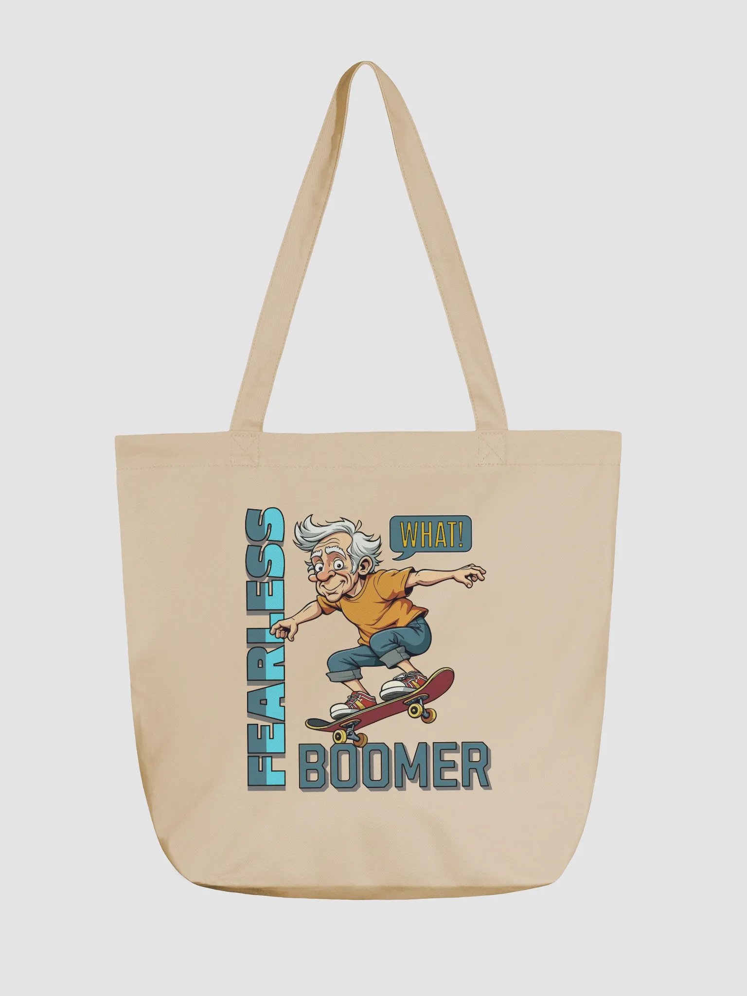 Fearless Boomer Skateboarding Eco Tote product image (5)