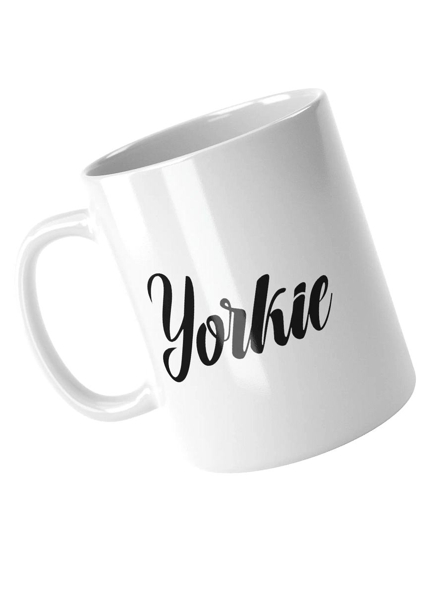 Yorkie Fancy Script Minimalist Chic Mug product image (4)