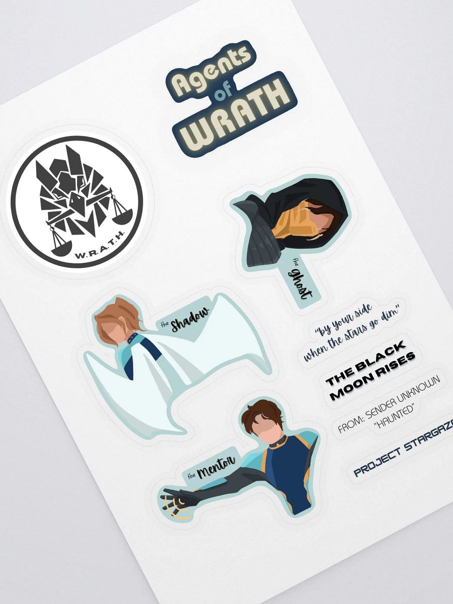 Agents of WRATH Sticker Sheet (#1) product image (1)