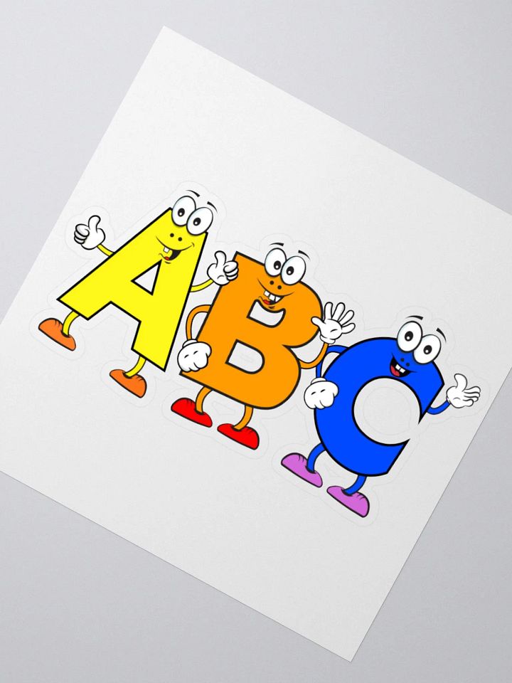 ABC Cartoon Character Sticker product image (5)