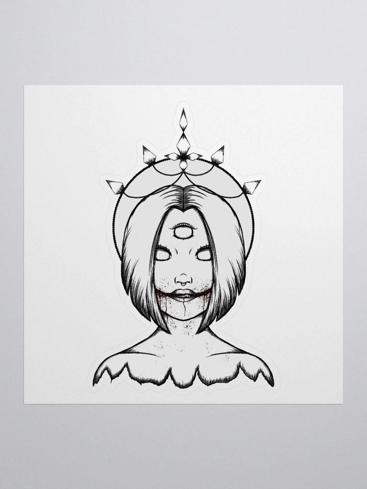3 eyed babe sticker product image (1)