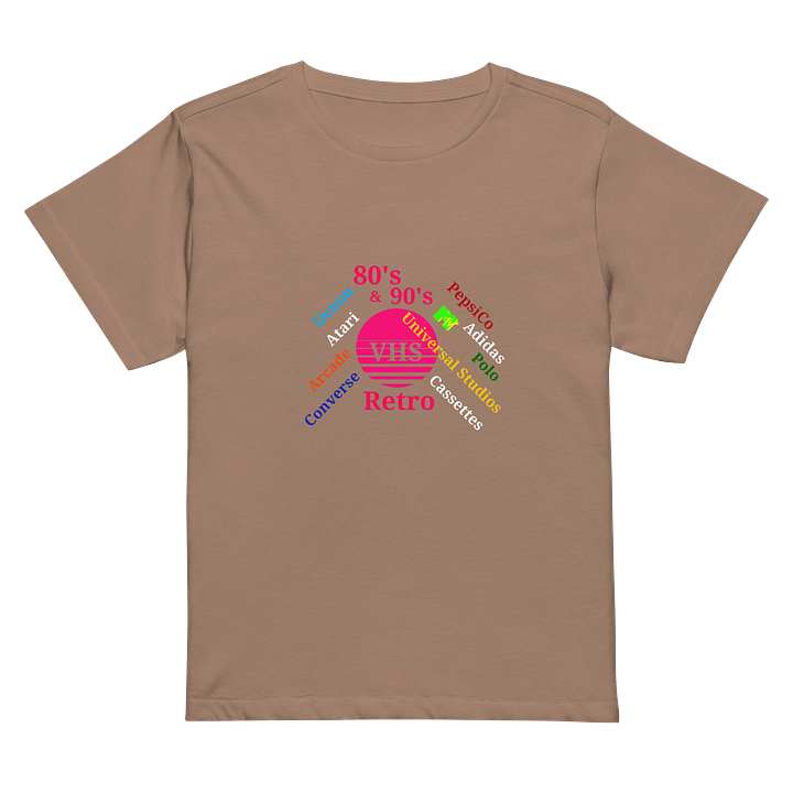 VHS Nostalgia Women's High-Waisted Tee product image (2)