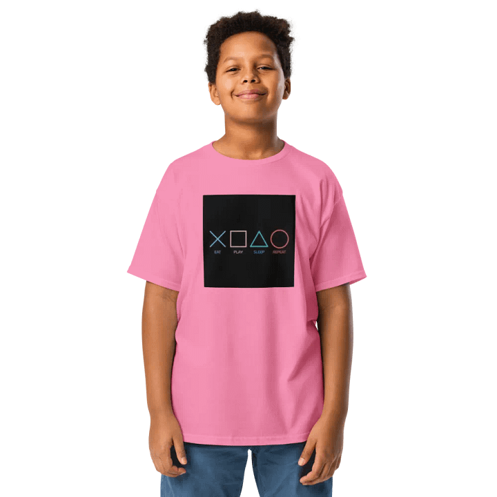 Kids Shirt Eat Play Sleep Repeat product image (1)