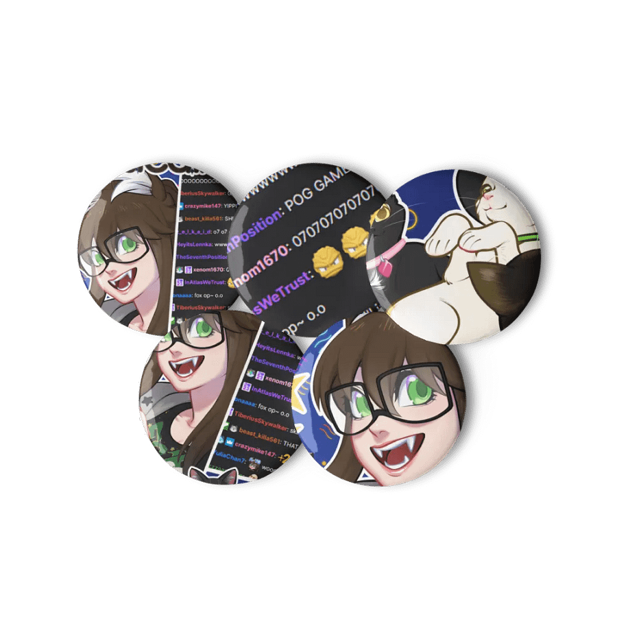 4Year Anniversary Button Pins product image (7)