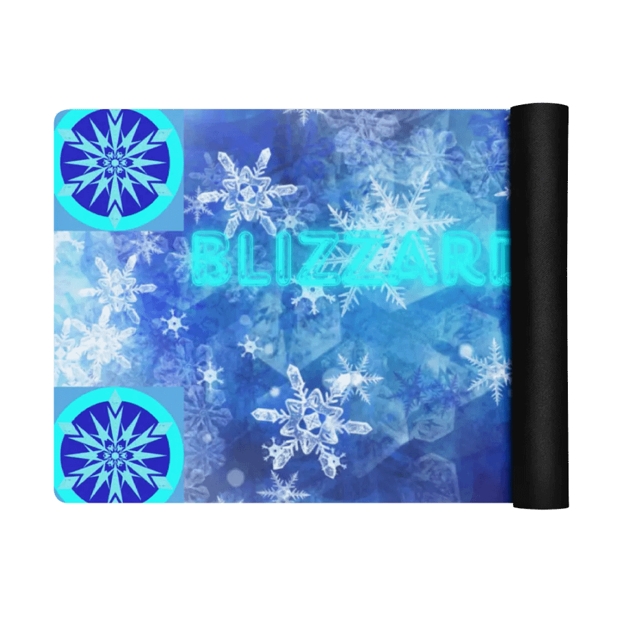 snowflake yoga mat product image (3)