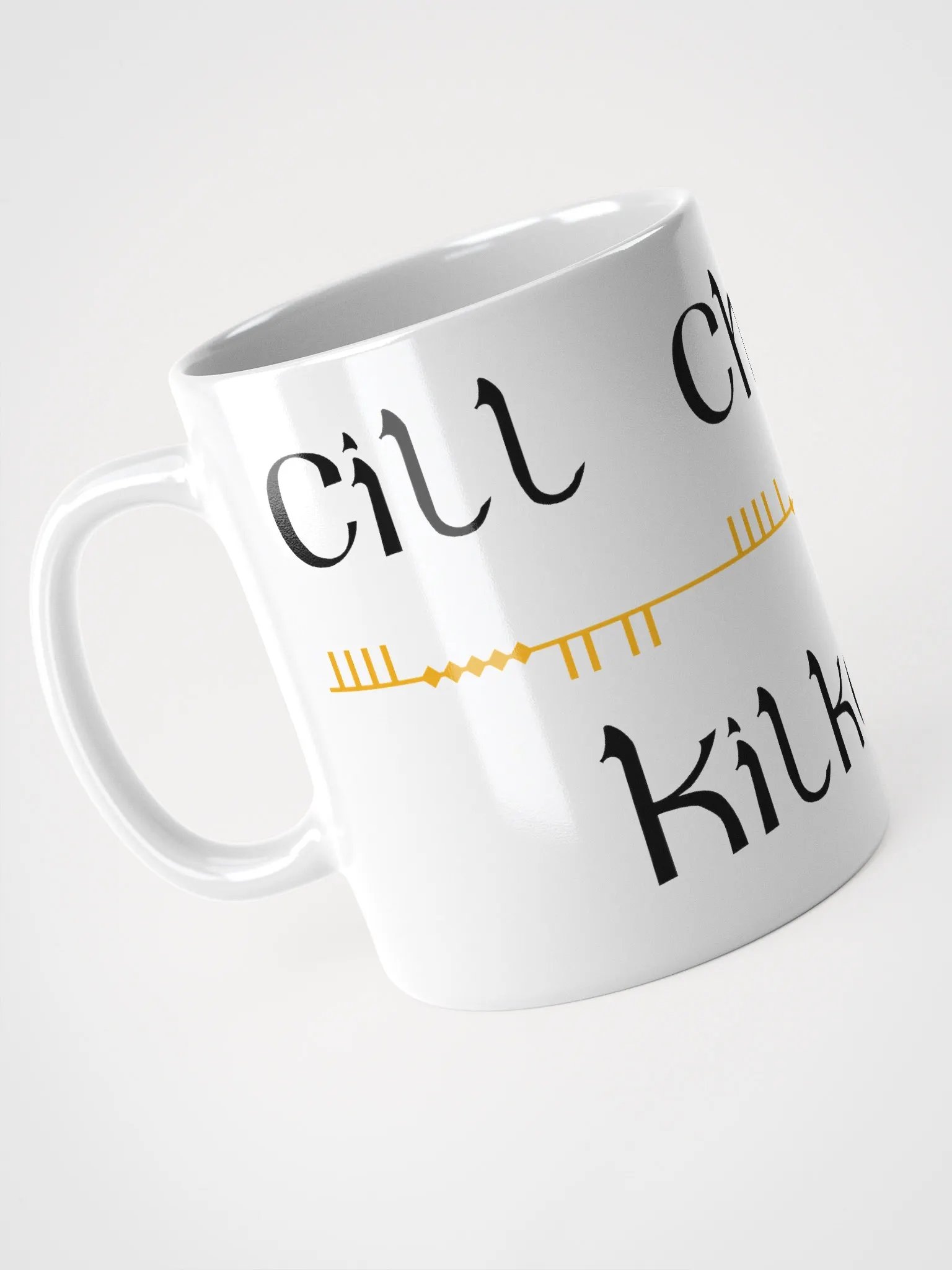 Kilkenny/Cill Chainnigh Scholastic style Ogham Mug product image (3)