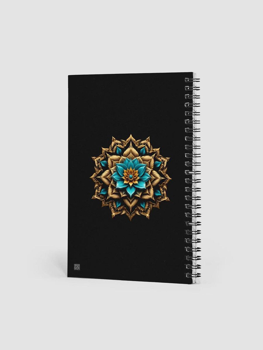 Spiral Notebook with Gold Mandala Design product image (2)