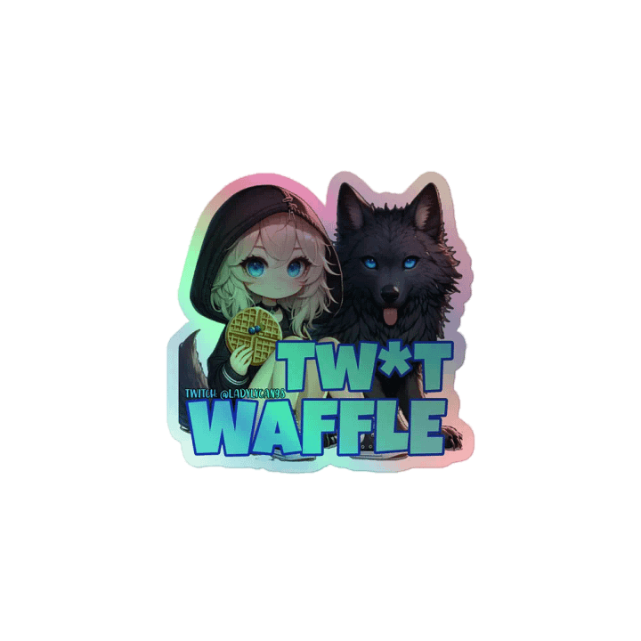 Tw*T Waffle Sticker product image (1)
