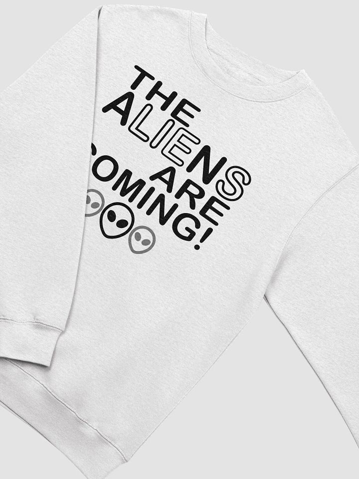 The Aliens Are Coming! - Black - Lane Seven Premium Crewneck Sweatshirt product image (1)