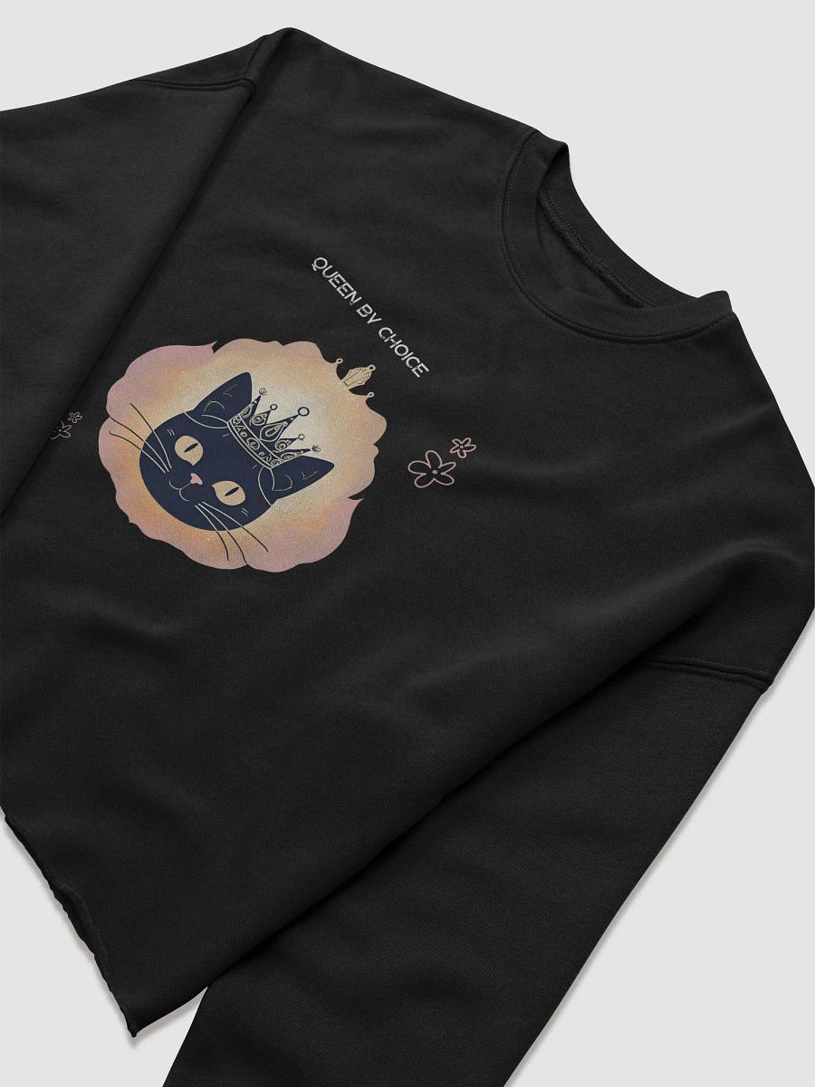 Regal Cat Crown Fleece Sweatshirt product image (5)