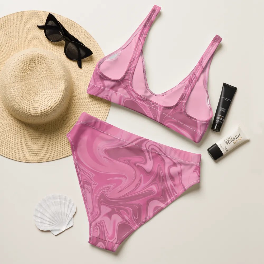 Cute Swirl Recycled High Waisted Bikini product image (6)