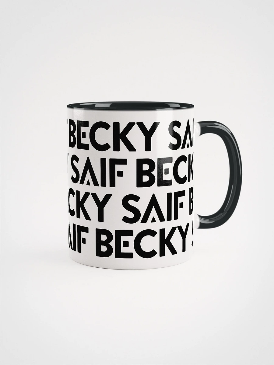 Becky Saif Mug Black / Red product image (3)