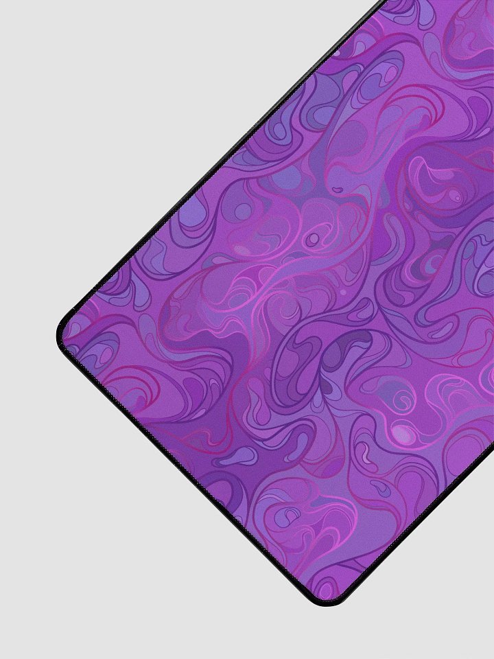 PURPLE SWIRL - Desk mat 15.5 x 31