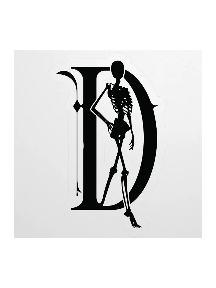 Deathstetics D Kiss Cut Stickers product image (1)