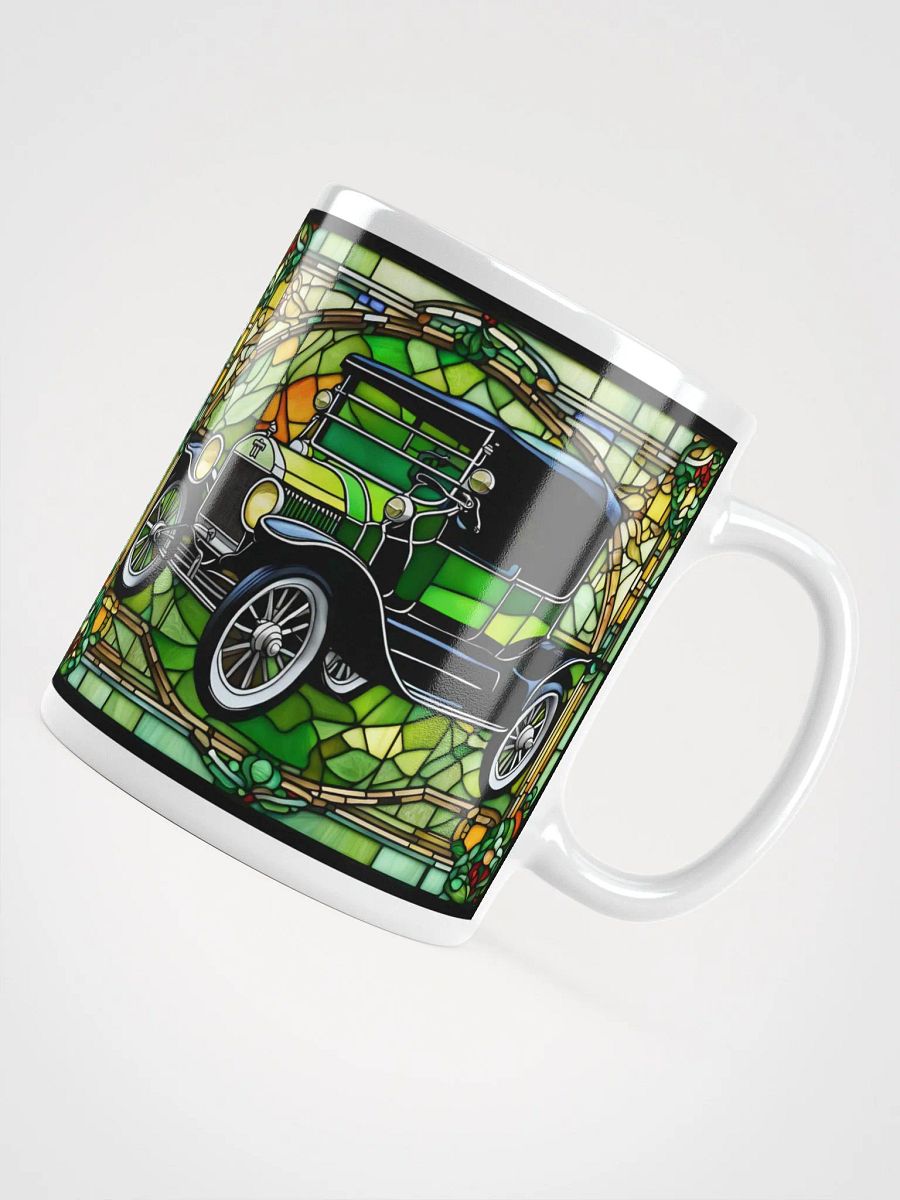 #002 Model-T Green Stained Glass Mug product image (11)