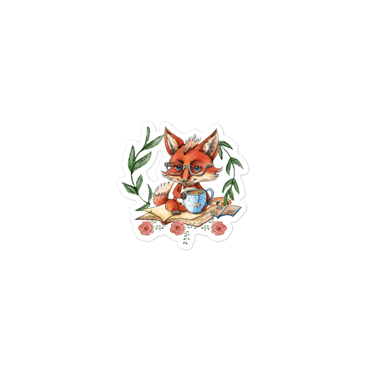 Tea Time Fox Magnet product image (1)