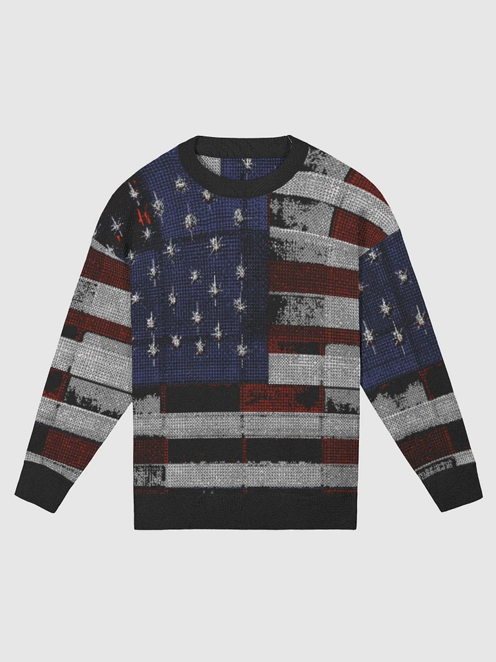 USA Flag Art Relaxed Fit Sweater product image (4)