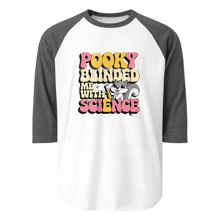 Science Squirrel ¾ Sleeve Tee product image (1)
