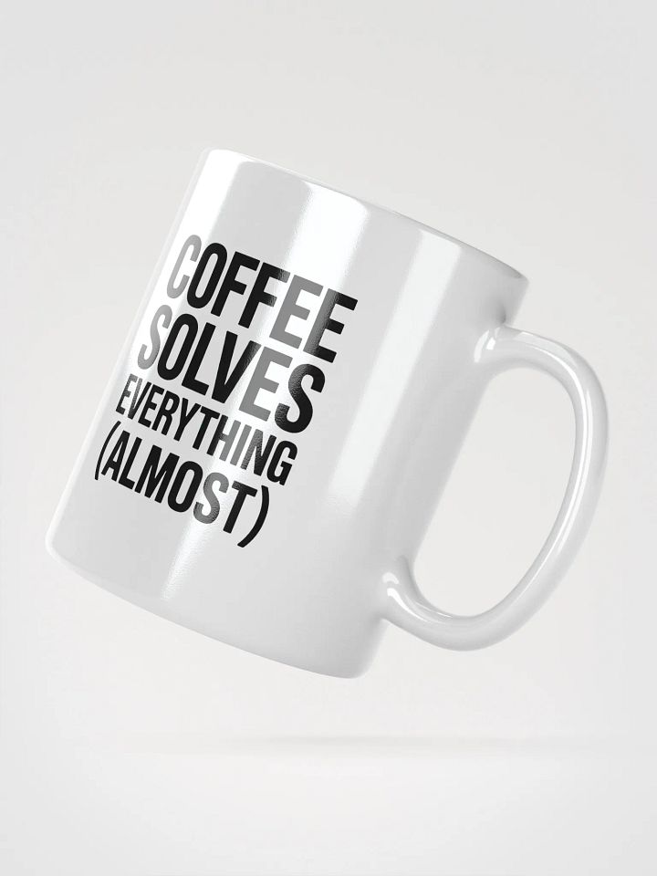 Coffee Solves Everything (Almost) Mug | Funny Coffee Mug product image (2)