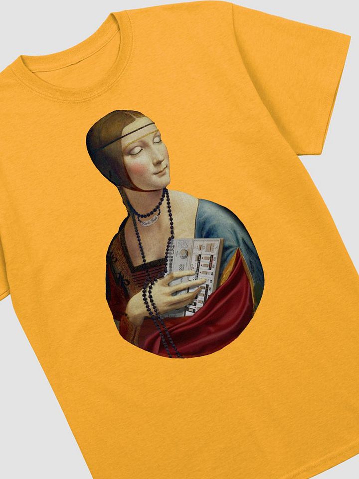 TB 303 Chill-out Lady by Frank Fonik, Techno EDM Unisex t-shirt product image (2)