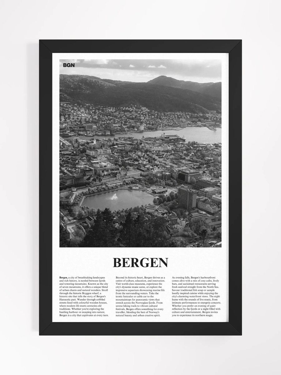 Bergen 02 Newspaper Poster | Framed product image (5)