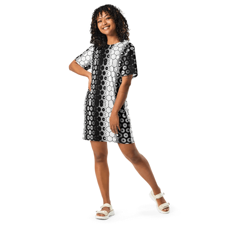 Black and White, T-Shirt Dress, Summer Dress product image (1)