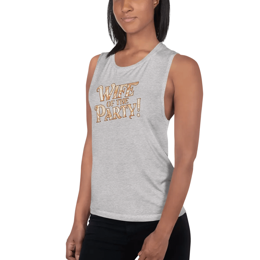 Wife of the Party flowy women's muscle tank top product image (50)