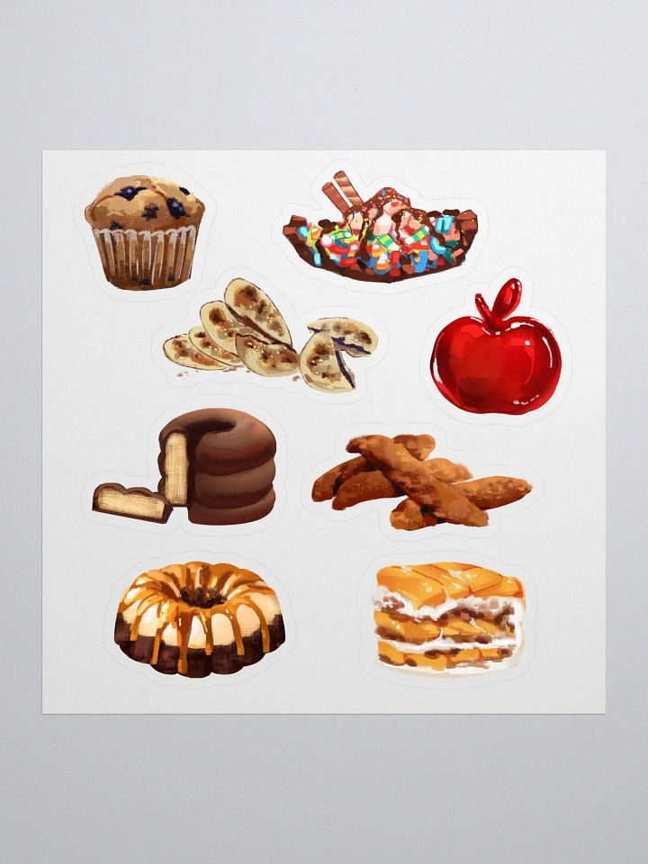 Snacc Time Sticker sheet: Desserts product image (1)