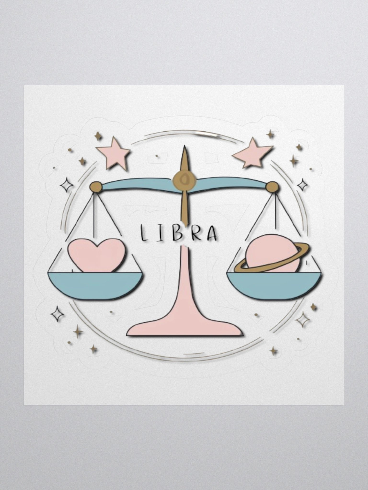 Libra Kiss-Cut Sticker product image (3)