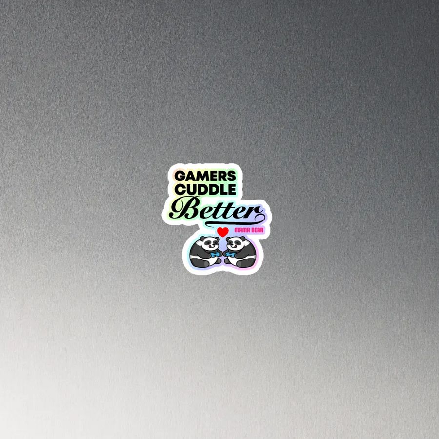 Gamers Cuddle Better Magnet product image (9)
