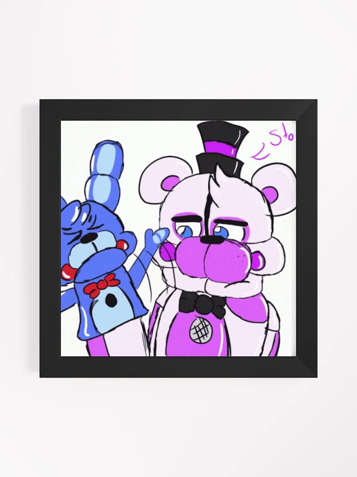 Funtime3Freddy3 Square Framed High-Quality Matte Poster product image (3)