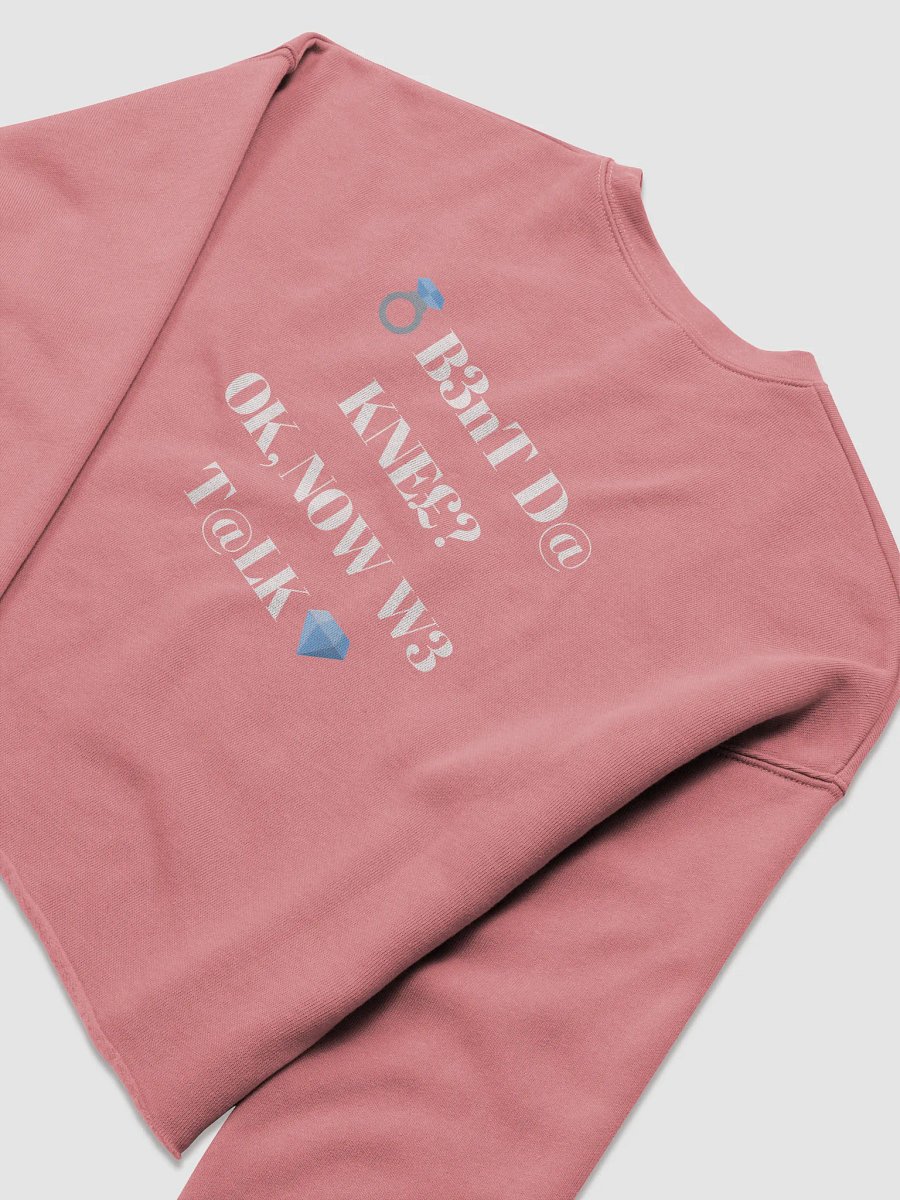 $.T.@.T - B3nT D@ KNE£ Crop Sweatshirt product image (21)
