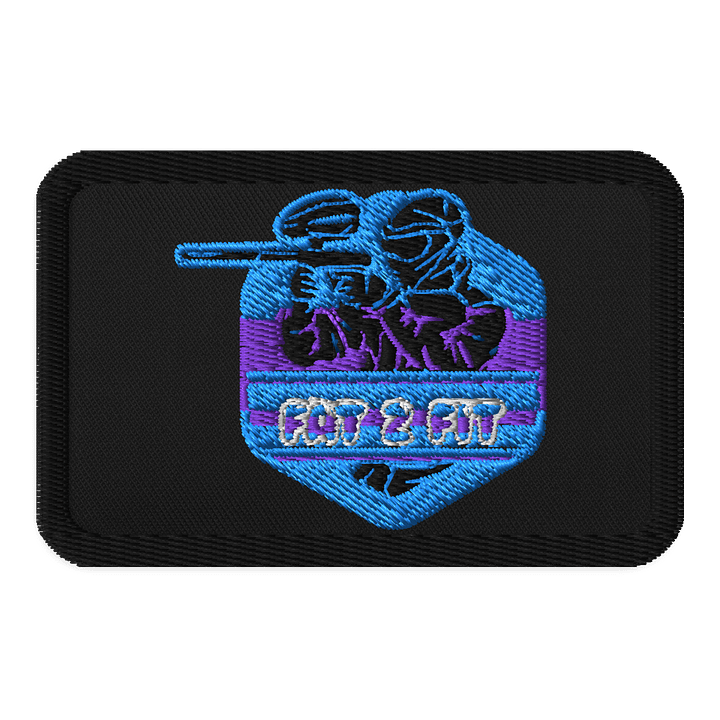 FAT 2 FIT Paintball Warrior Embroidered Patch product image (1)