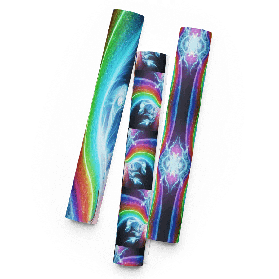Ethereal Spectrum Rainbow Wrapping Paper Set product image (5)